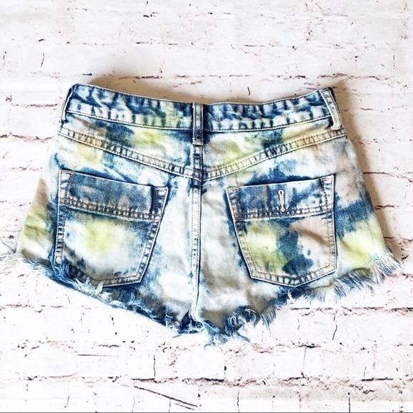 Free People | dyed fringe cutoff shorts daisy duke - Picture 4 of 8